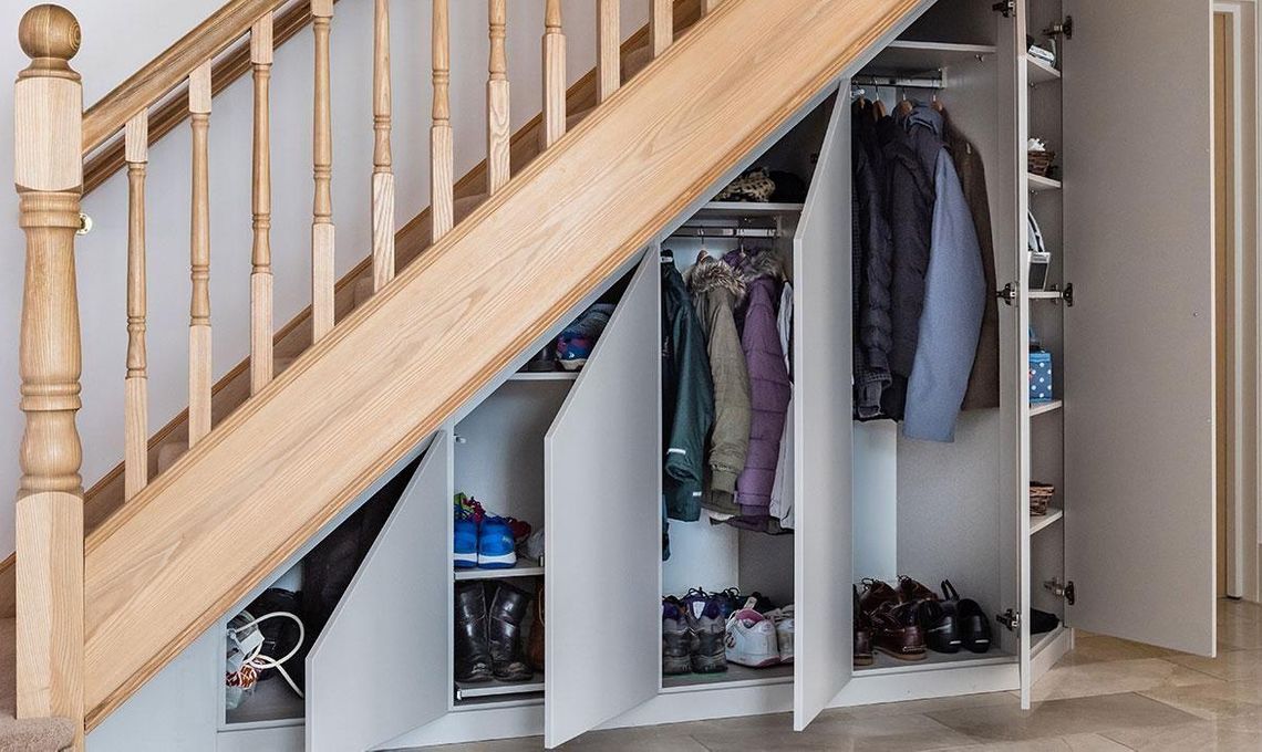 under-stairs storage solutions